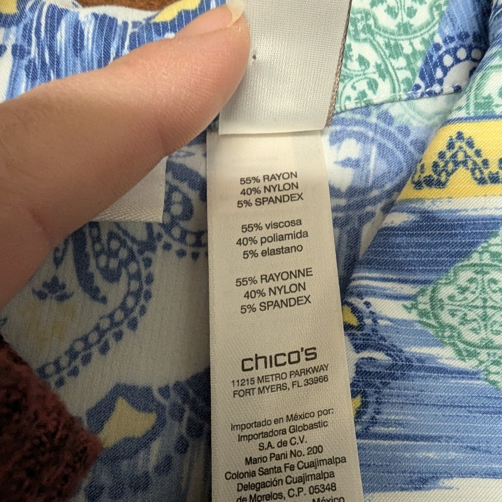 Chico's Multicolor Patterned Jacket - image 5